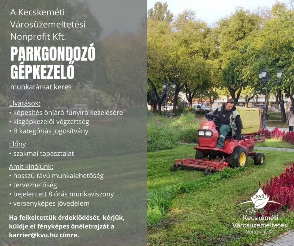 Figyelem - álláslehetőség! Figyelem - álláslehetőség!