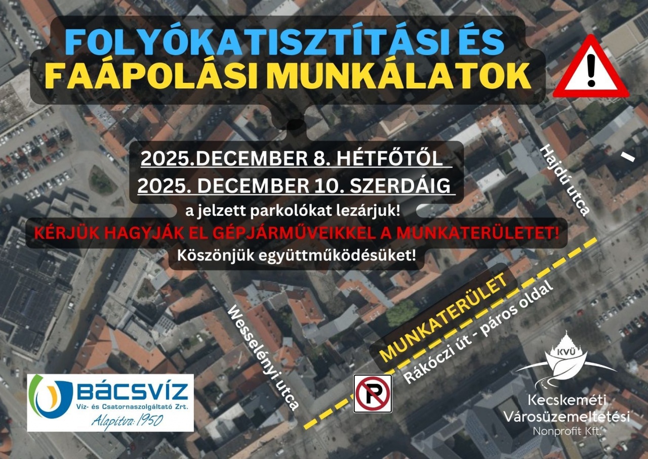 Hétfőtől parkolólezárás a  Rákoczi úton