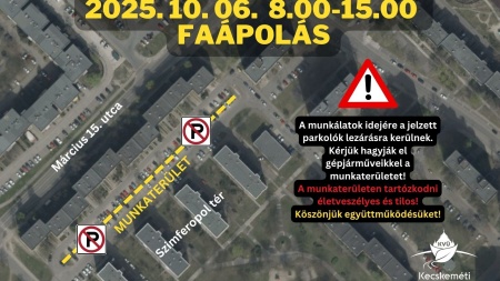 Faápolás a Szimferopol téren