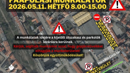 Hétfőn faápolás lesz a piac környékén