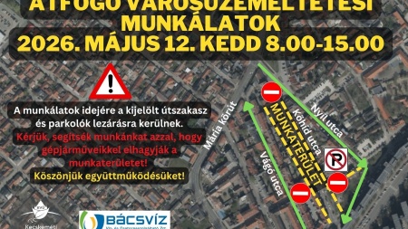 Kedden átfogó városüzemeltetési munkálatok miatt lezárás lesz a Kőhíd utcán